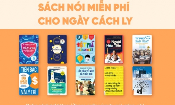 Sách nói miễn phí cho ngày cách ly