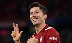 Lewandowski cán mốc đáng nhớ trong ngày Bayern vùi dập Hertha Berlin