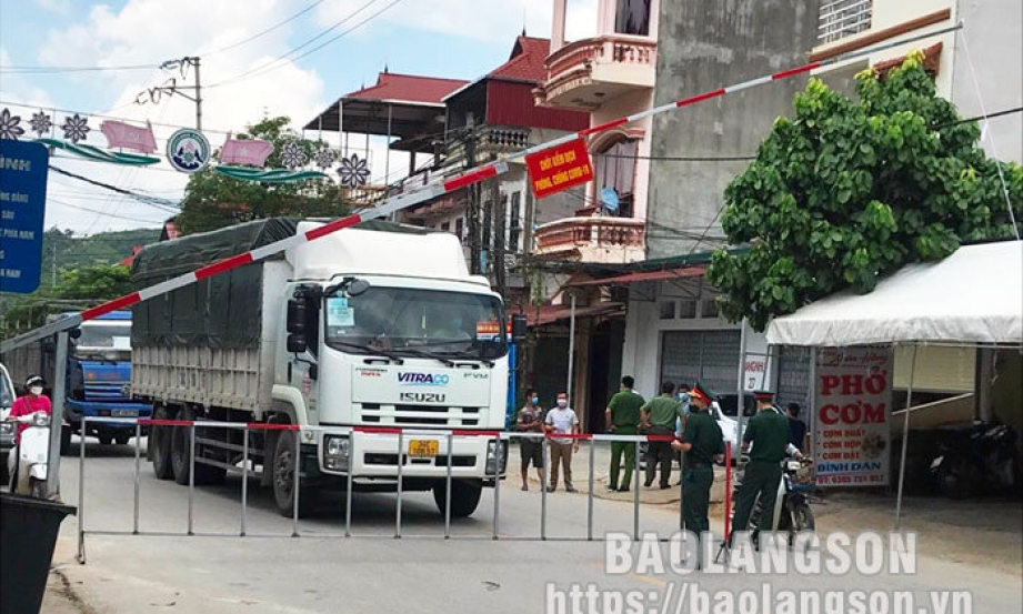 Tạm dừng hoạt động vận tải đến địa bàn huyện Văn Lãng và ngược lại