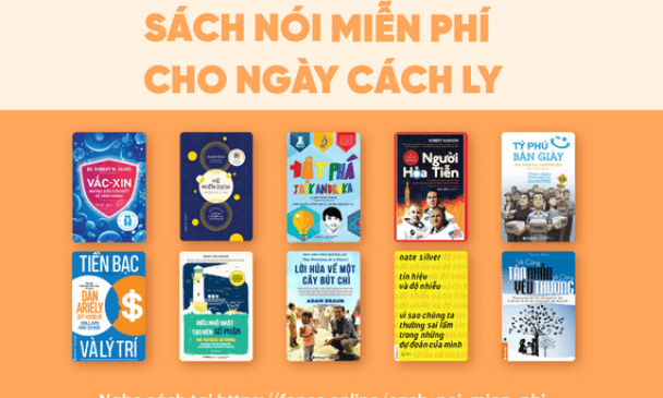 Sách nói miễn phí cho ngày cách ly