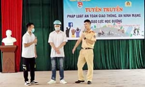 Tăng cường tuyên truyền Luật Giao thông đường bộ ngay từ đầu năm học