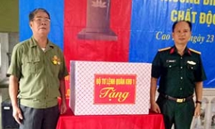 Chăm lo công tác chính sách hậu phương quân đội