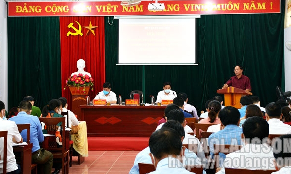 Hội nghị lần thứ 7 Ban Chấp hành Đảng bộ huyện Bắc Sơn: Bàn giải pháp thực hiện tốt nhiệm vụ năm 2021