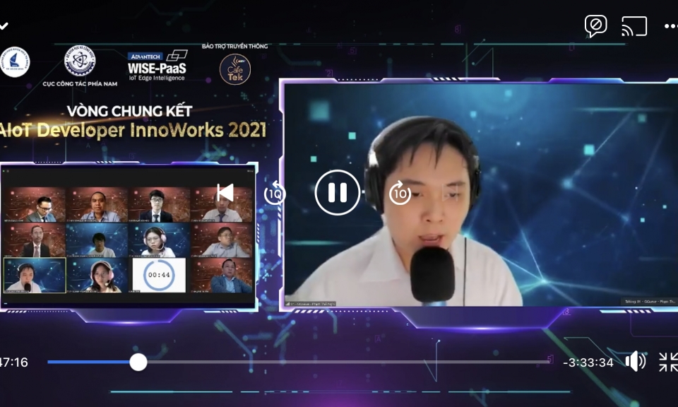 “Nền tảng phòng xếp hàng ảo cho bệnh viện” là quán quân “AIoT Developer InnoWorks 2021”