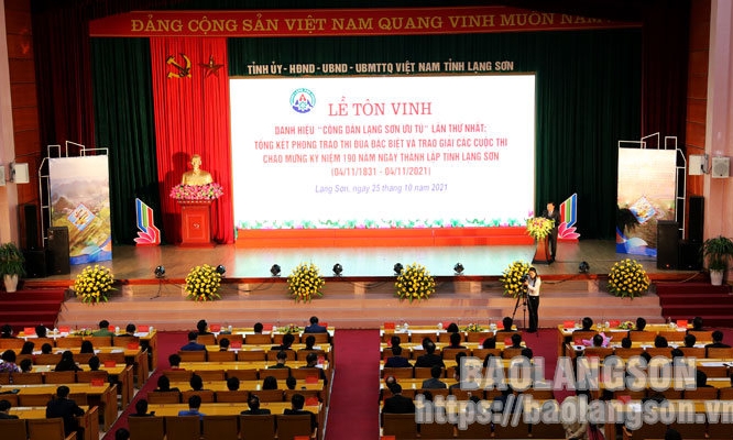 Vinh danh 5 “Công dân Lạng Sơn ưu tú” lần thứ nhất