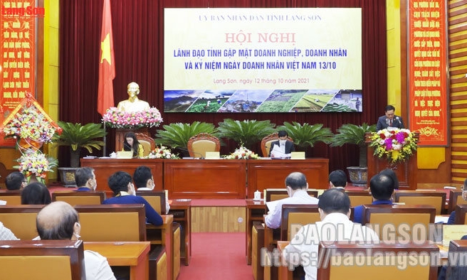 Lãnh đạo tỉnh gặp mặt doanh nghiệp, doanh nhân