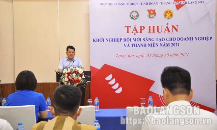 Tập huấn khởi nghiệp đổi mới sáng tạo cho doanh nghiệp và thanh niên