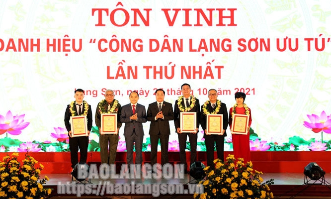 Vinh danh 5 “Công dân Lạng Sơn ưu tú” lần thứ nhất