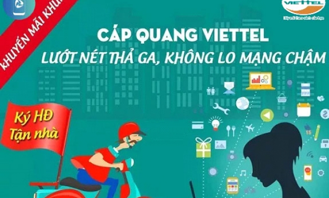 Lắp đặt internet Viettel tốc độ cao với giá chỉ từ 185K + Nhiều ưu đãi