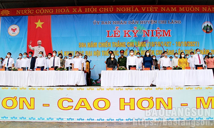 Chi Lăng: Kỷ niệm 594 năm Chiến thắng Chi Lăng và khai mạc Đại hội thể dục thể thao huyện lần thứ IX