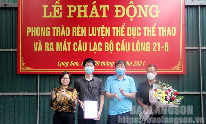 Báo Lạng Sơn phát động phong trào rèn luyện thể dục thể thao