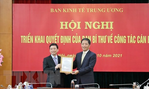 Ông Nguyễn Duy Hưng giữ chức Phó Trưởng ban Kinh tế Trung ương