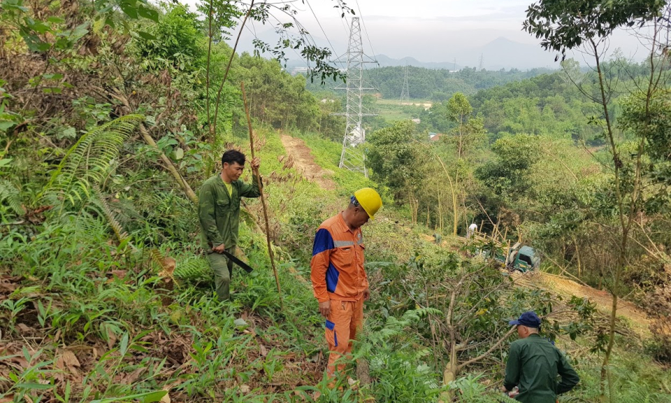 Phòng cháy để vận hành an toàn hệ thống lưới điện miền Bắc