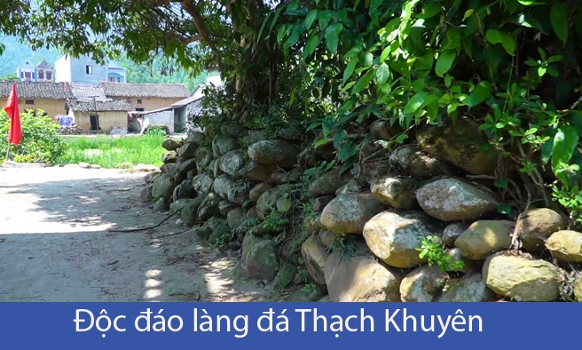 Độc đáo làng đá Thạch Khuyên