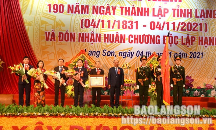 Lễ kỷ niệm 190 năm ngày thành lập tỉnh Lạng Sơn