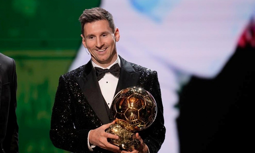 Lionel Messi lập kỷ lục 7 lần giành danh hiệu Quả bóng Vàng