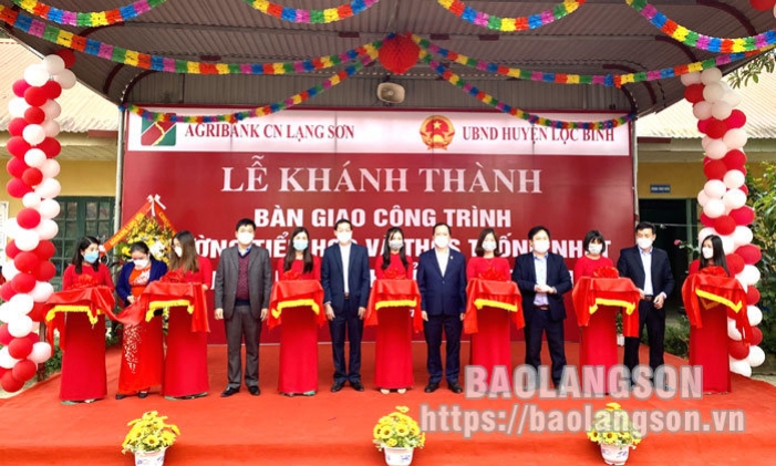 Khánh thành Trường Tiểu học và THCS Thống Nhất, huyện Lộc Bình