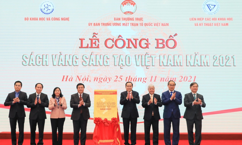 Sách vàng Sáng tạo Việt Nam năm 2021: Vinh danh 76 công trình, giải pháp