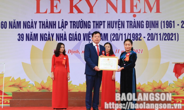 Trường THPT Tràng Định: Kỷ niệm 60 năm thành lập trường