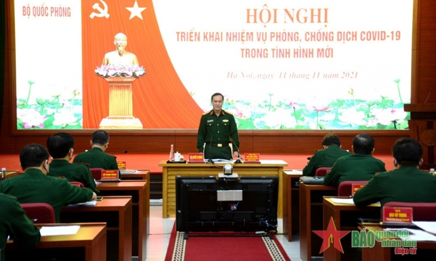 Thượng tướng Vũ Hải Sản chủ trì Hội nghị triển khai nhiệm vụ phòng, chống dịch Covid-19 trong tình hình