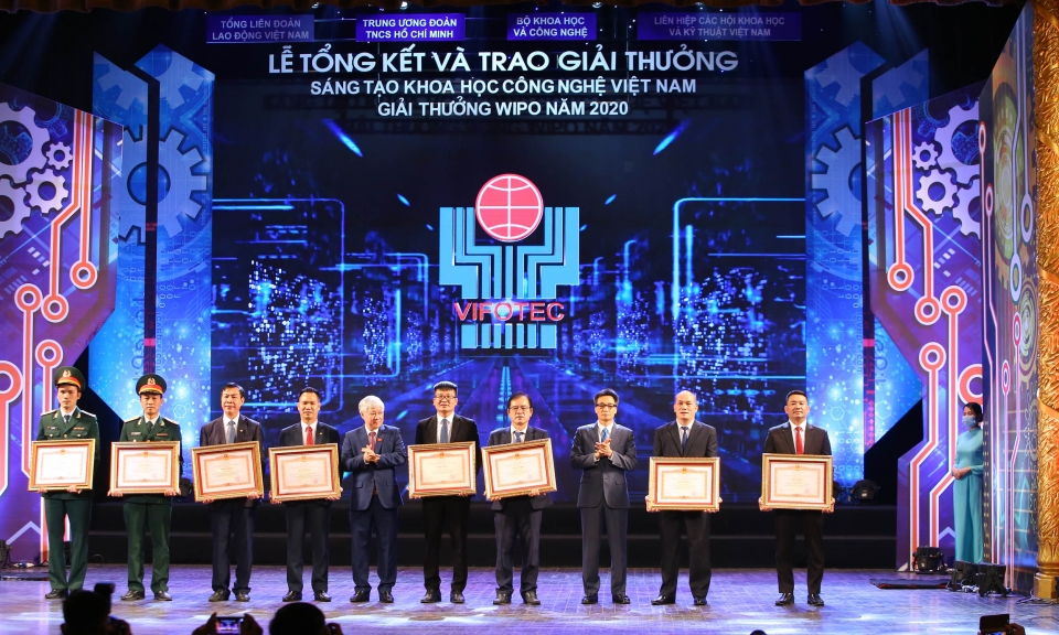 Trao Giải thưởng Sáng tạo khoa học công nghệ Việt Nam năm 2020