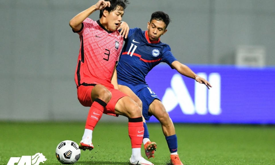 U23 Singapore dừng bước tại Vòng loại U23 châu Á 2022