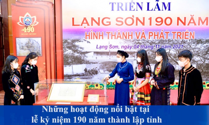 Những hoạt động nổi bật tại lễ kỷ niệm 190 năm thành lập tỉnh