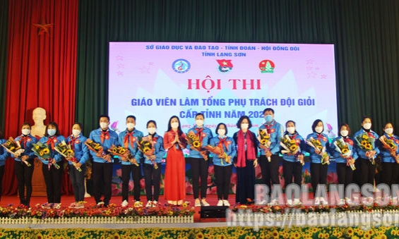 55 thí sinh tham dự Hội thi giáo viên làm Tổng phụ trách Đội giỏi năm 2021