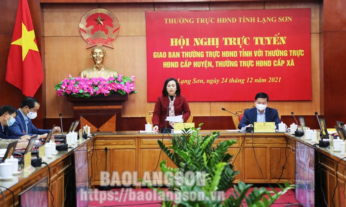 Thường trực HĐND tỉnh: Tổ chức giao ban trực tuyến Thường trực HĐND 3 cấp