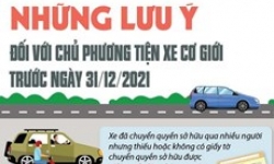 Những lưu ý đối với chủ phương tiện xe cơ giới trước ngày 31/12