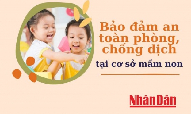 Bảo đảm an toàn phòng, chống dịch Covid-19 tại cơ sở giáo dục mầm non