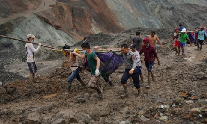 Myanmar: Lở đất nghiêm trọng tại mỏ ngọc, ít nhất 80 người mất tích