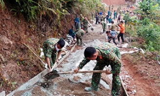 Lực lượng vũ trang quân sự tỉnh đẩy mạnh phong trào thi đua quyết thắng