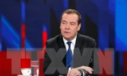 Ông Dmitry Medvedev tái đắc cử Chủ tịch đảng Nước Nga Thống nhất