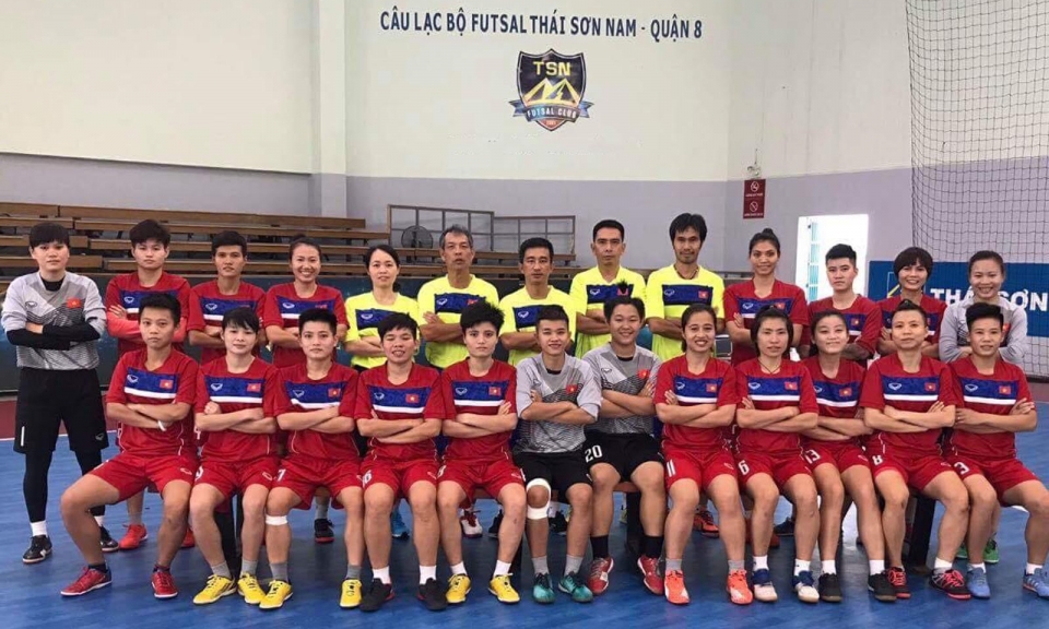 Đội tuyển futsal nữ hướng tới mục tiêu SEA Games năm 2022