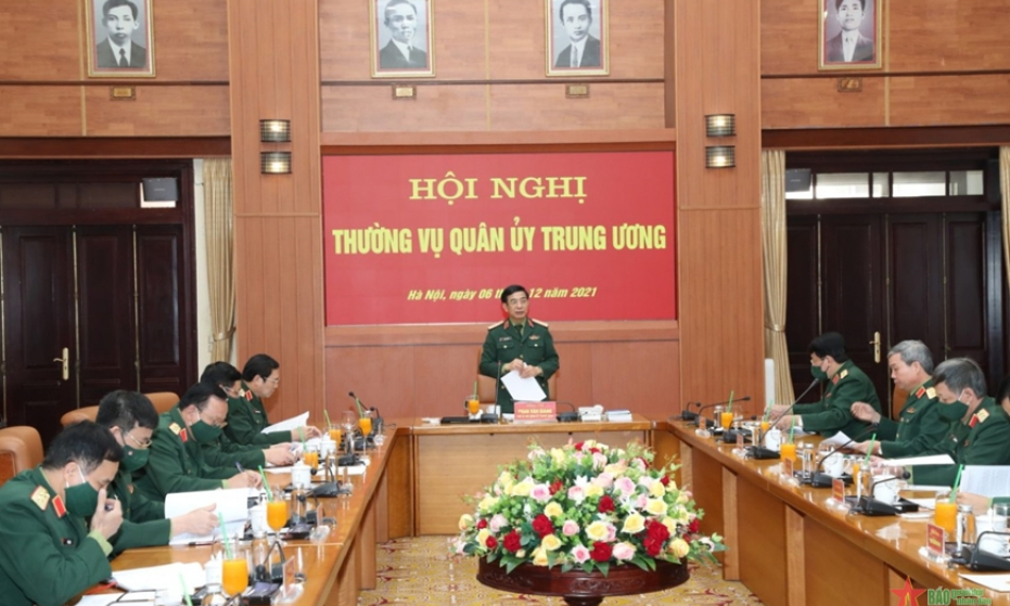 Đại tướng Phan Văn Giang chủ trì Hội nghị Thường vụ Quân ủy Trung ương