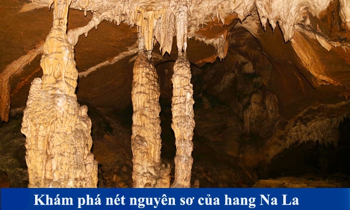 Khám phá nét nguyên sơ của hang Nà Lả