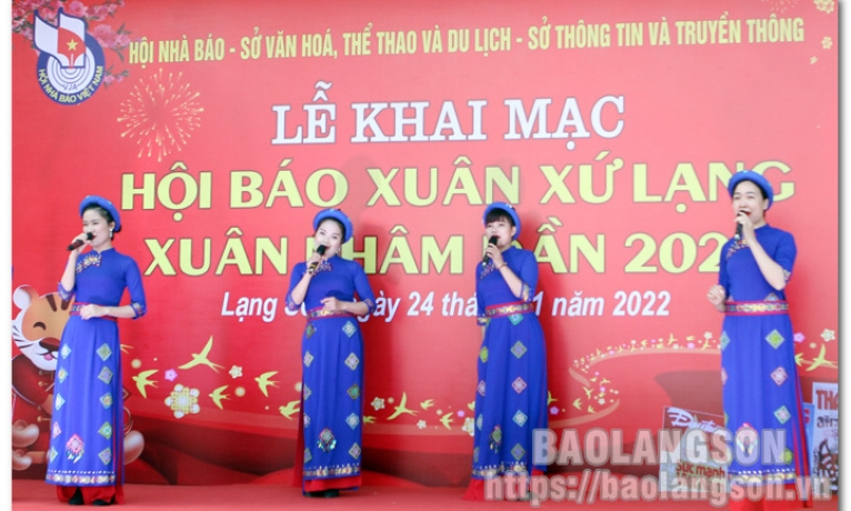 Khai mạc Hội báo Xuân Xứ Lạng 2022