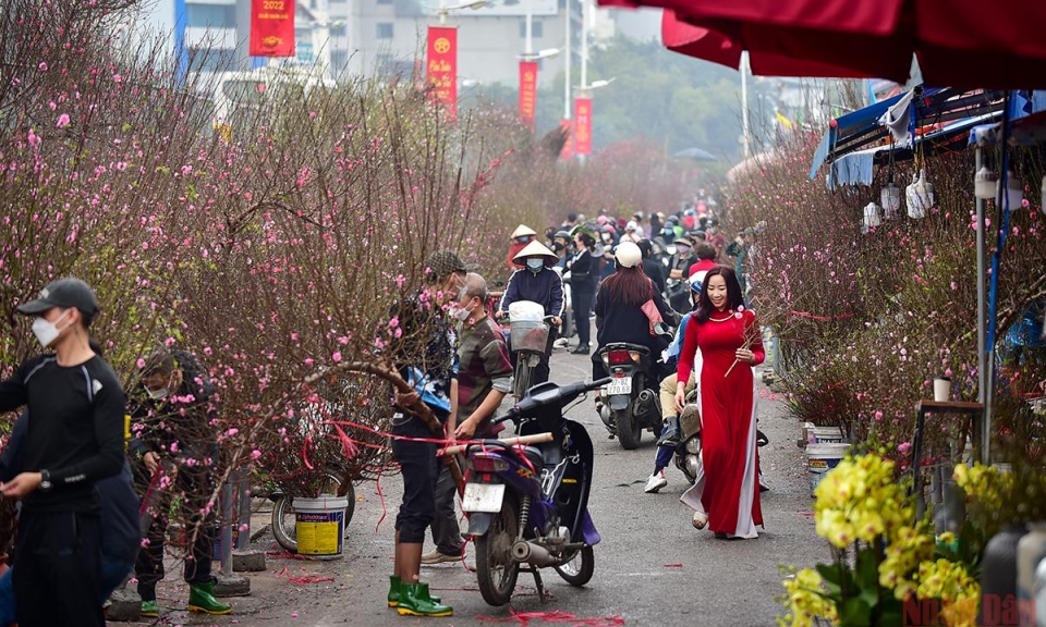 Hà Nội những ngày cận Tết, chuẩn bị đón Xuân Nhâm Dần 2022