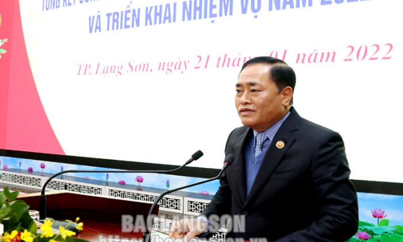 Thành phố Lạng Sơn tổng kết công tác xây dựng Đảng và thi đua khen thưởng năm 2021