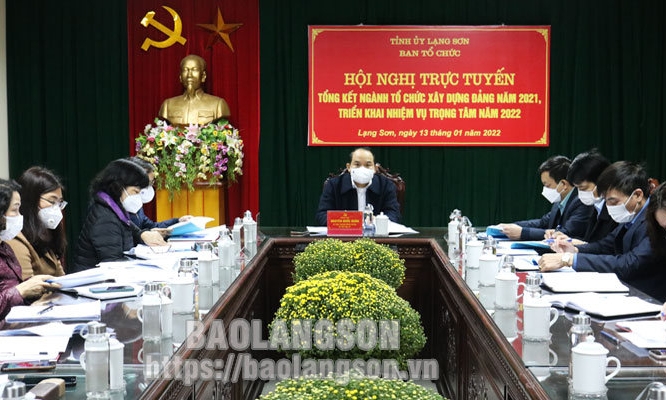 Triển khai nhiệm vụ công tác tổ chức xây dựng Đảng năm 2022