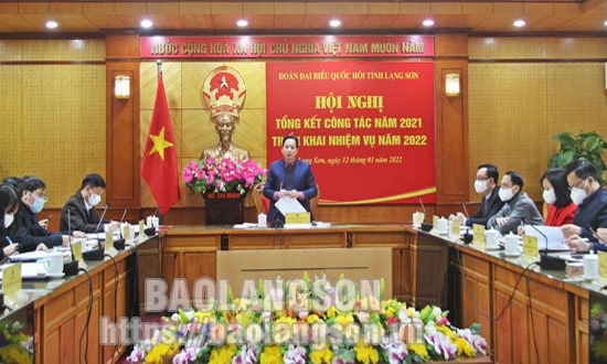 Đoàn đại biểu Quốc hội tỉnh triển khai nhiệm vụ năm 2022