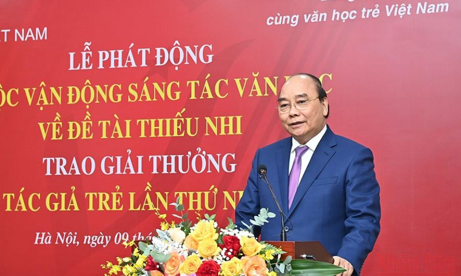 Văn học phải hun đúc ý chí, nghị lực vươn lên của thanh niên, thiếu niên, thiếu nhi, nhi đồng