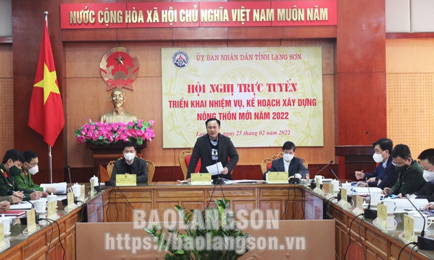 Triển khai nhiệm vụ xây dựng nông thôn mới năm 2022