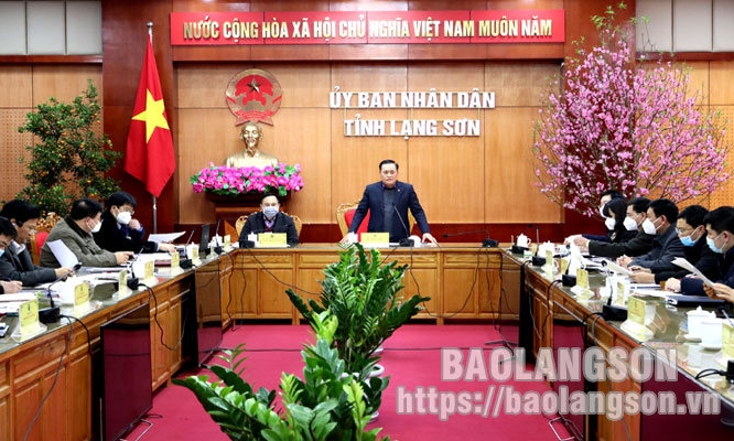 UBND tỉnh họp thúc đẩy các dự án khởi công mới năm 2022: Khẩn trương thực hiện khởi công mới trong tháng