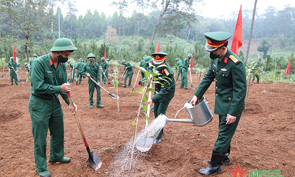 Hưởng ứng Tết trồng cây, vì một Việt Nam xanh