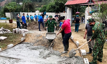 Tuổi trẻ Bộ đội Biên phòng tỉnh: Nghĩa tình “Tháng Ba biên giới”