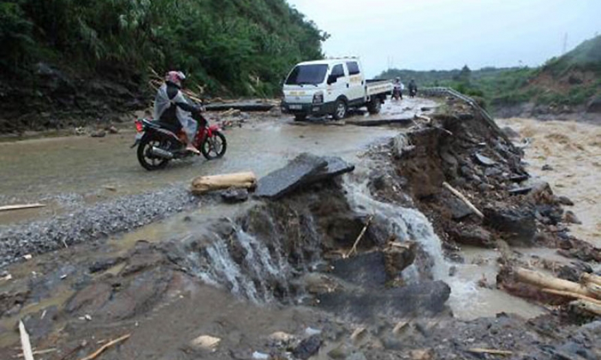 Ngày 23/3, vùng núi và trung du Bắc Bộ mưa lớn