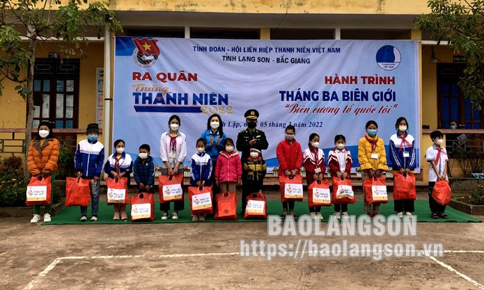 Tỉnh đoàn, Hội LHTN Việt Nam tỉnh Lạng Sơn: Khởi động Tháng Thanh niên và Hành trình tháng ba biên giới