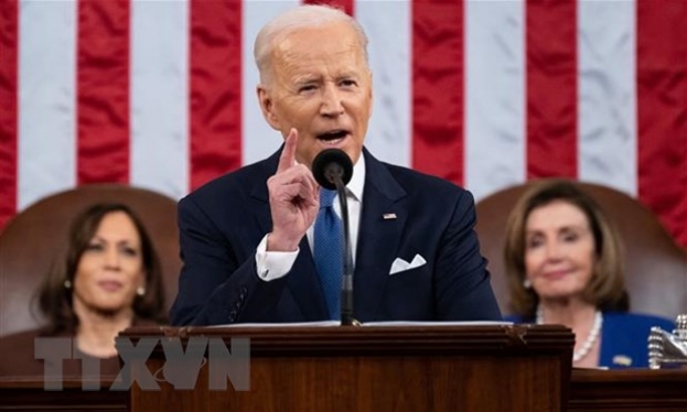 Tỷ lệ ủng hộ Tổng thống Joe Biden tăng lên sau Thông điệp liên bang Mỹ